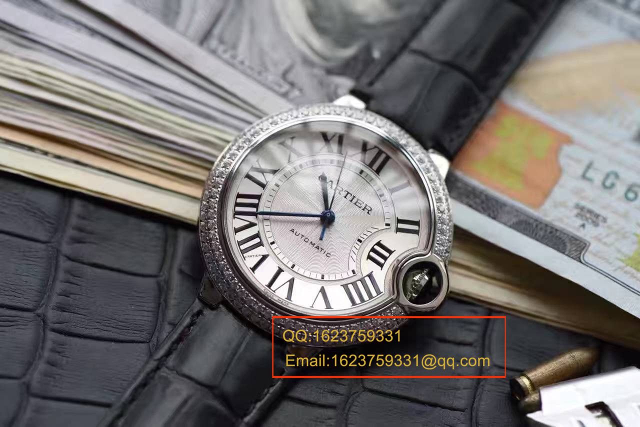 【HBBV6 Factory  Perfect  High quality  Replica Watches 】 Cartier  蓝气球系列WE902065女士33毫米镶钻机械 wrist watches  / K130