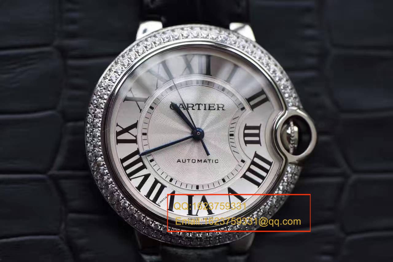 【HBBV6 Factory  Perfect  High quality  Replica Watches 】 Cartier  蓝气球系列WE902065女士33毫米镶钻机械 wrist watches  / K130