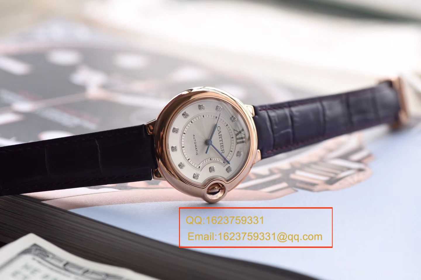【HBBV6 Factory 1:1 Knockoff  Watches 】 Cartier  蓝气球系列WE902040（33毫米）WE902028（36毫米）女士钻钉机械 wrist watches  / KDY027
