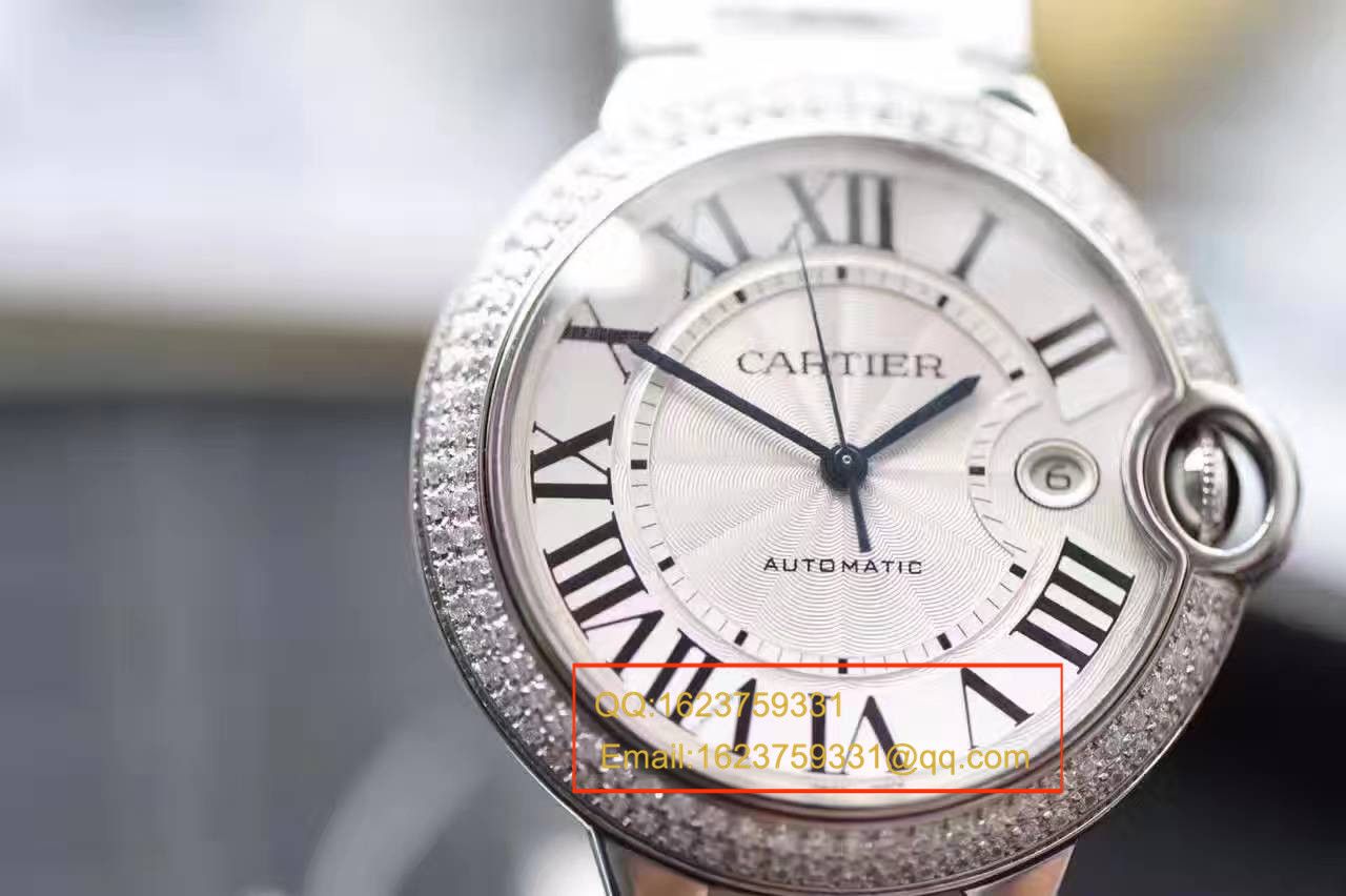 【HBBV6 Factory  Perfect  High quality  Replica Watches 】 Cartier  蓝气球系列WE9009Z3男装42毫米镶钻 wrist watches  / K120