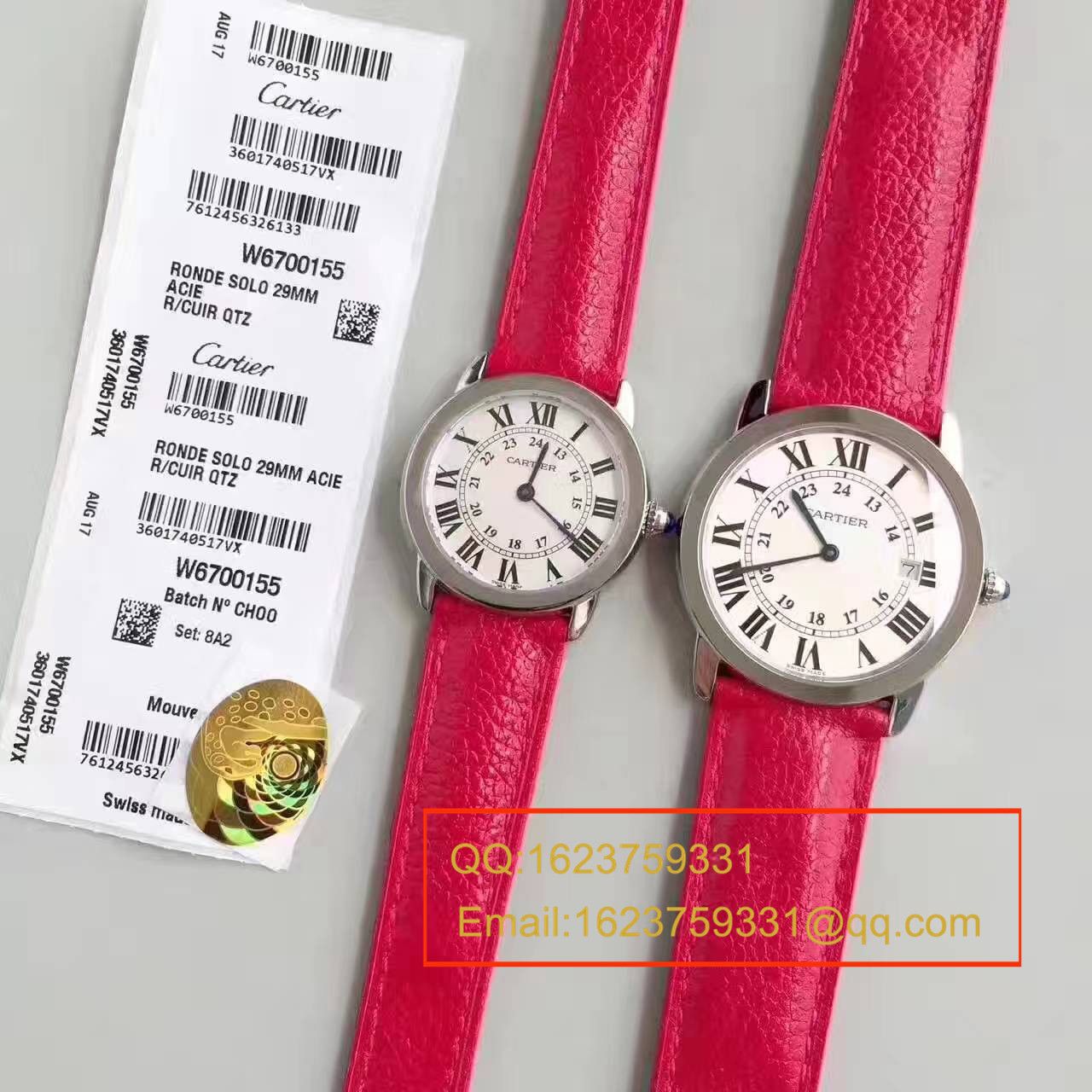 【K11 Factory 正品开模 top  Replica Copy  Watches 】 Cartier  RONDE DE  Cartier 伦敦SOLO系列W6700155、W6700255女士石英 wrist watches  / KAD078
