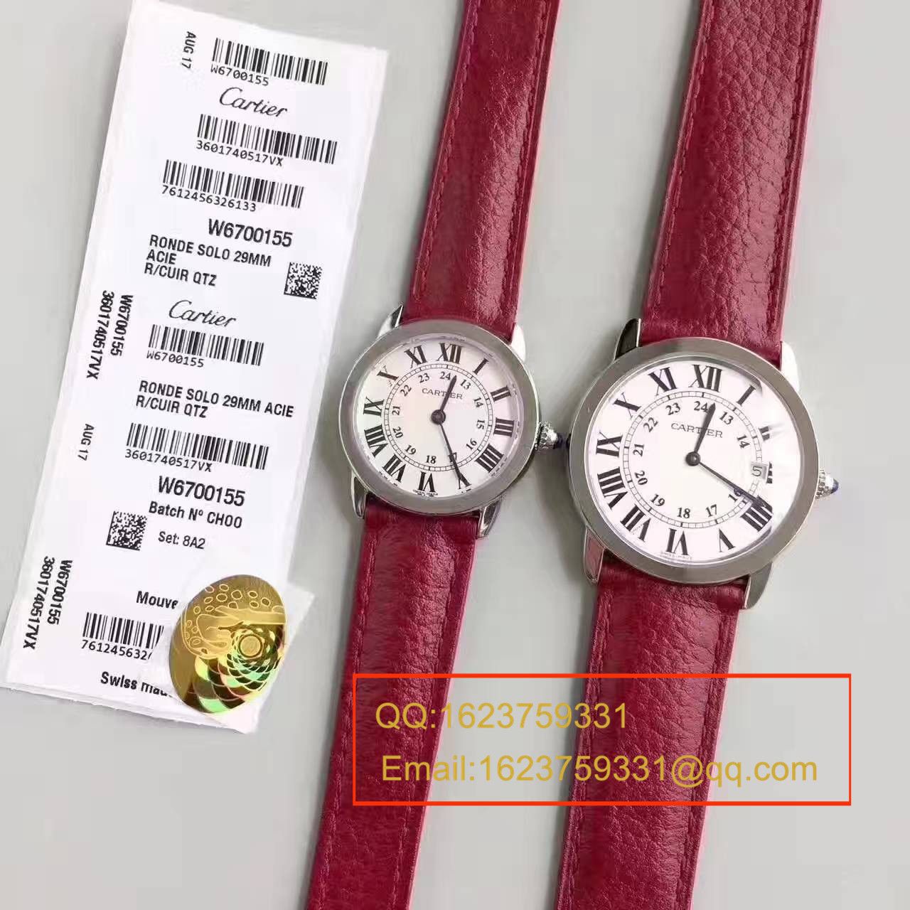 【K11 Factory 正品开模 top  Replica Copy  Watches 】 Cartier  RONDE DE  Cartier 伦敦SOLO系列W6700155、W6700255女士石英 wrist watches  / KAD078
