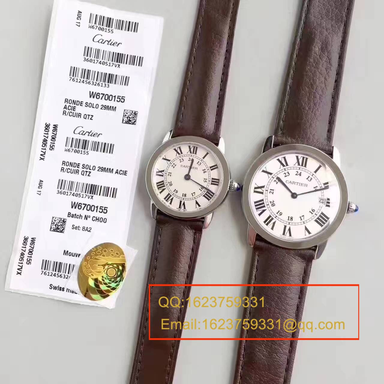 【K11 Factory 正品开模 top  Replica Copy  Watches 】 Cartier  RONDE DE  Cartier 伦敦SOLO系列W6700155、W6700255女士石英 wrist watches  / KAD078