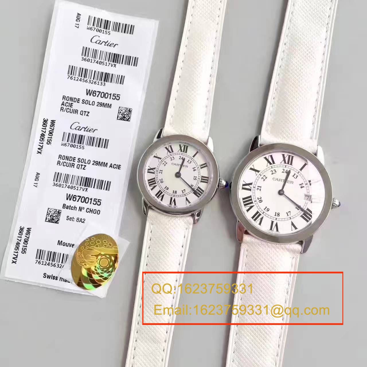 【K11 Factory 正品开模 top  Replica Copy  Watches 】 Cartier  RONDE DE  Cartier 伦敦SOLO系列W6700155、W6700255女士石英 wrist watches  / KAD078