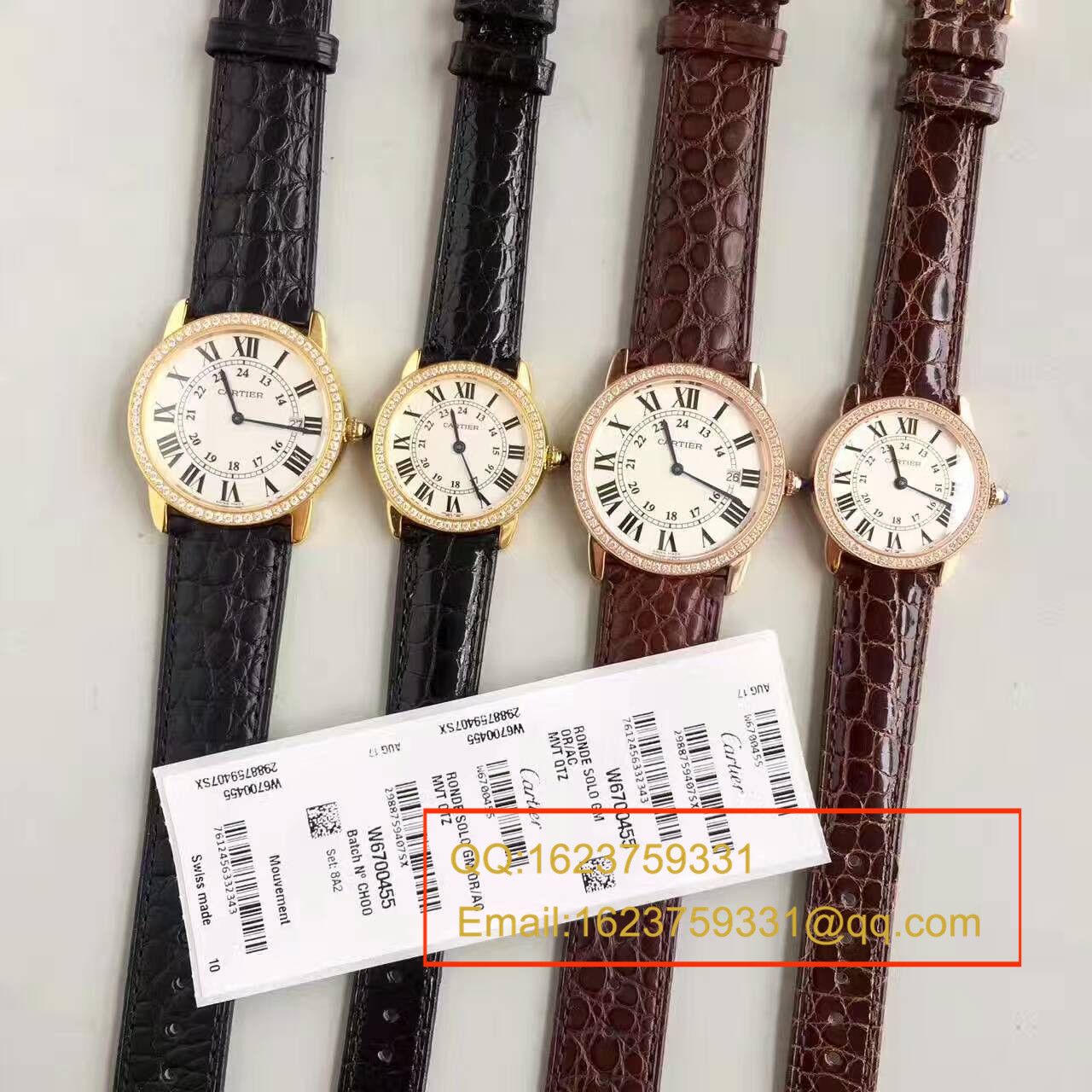 【K11 Factory  Perfect  High quality  Knockoff  Watches 】 Cartier  RONDE DE  Cartier 系列WR000151、WR000451 wrist watches  / KAD089