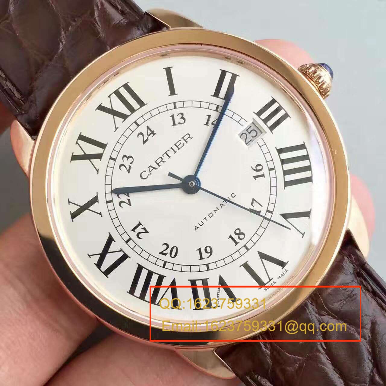 【A8 Factory 出品1:1 High quality  Replica Watches 】 Cartier  RONDE DE  Cartier 系列W6701009 wrist watches  / KAI069
