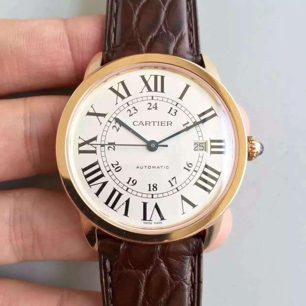 【A8 Factory 出品1:1 High quality  Replica Watches 】 Cartier  RONDE DE  Cartier 系列W6701009 wrist watches  / KAI069