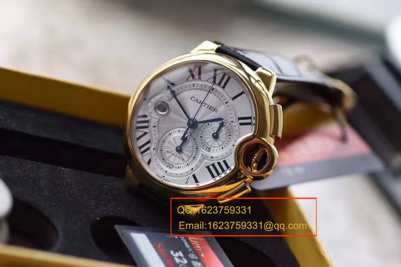 【独家视频测评OF Factory  Perfect  High quality  Replica Watches 】 Cartier  蓝气球系列W6920007 wrist watches  / KBB038