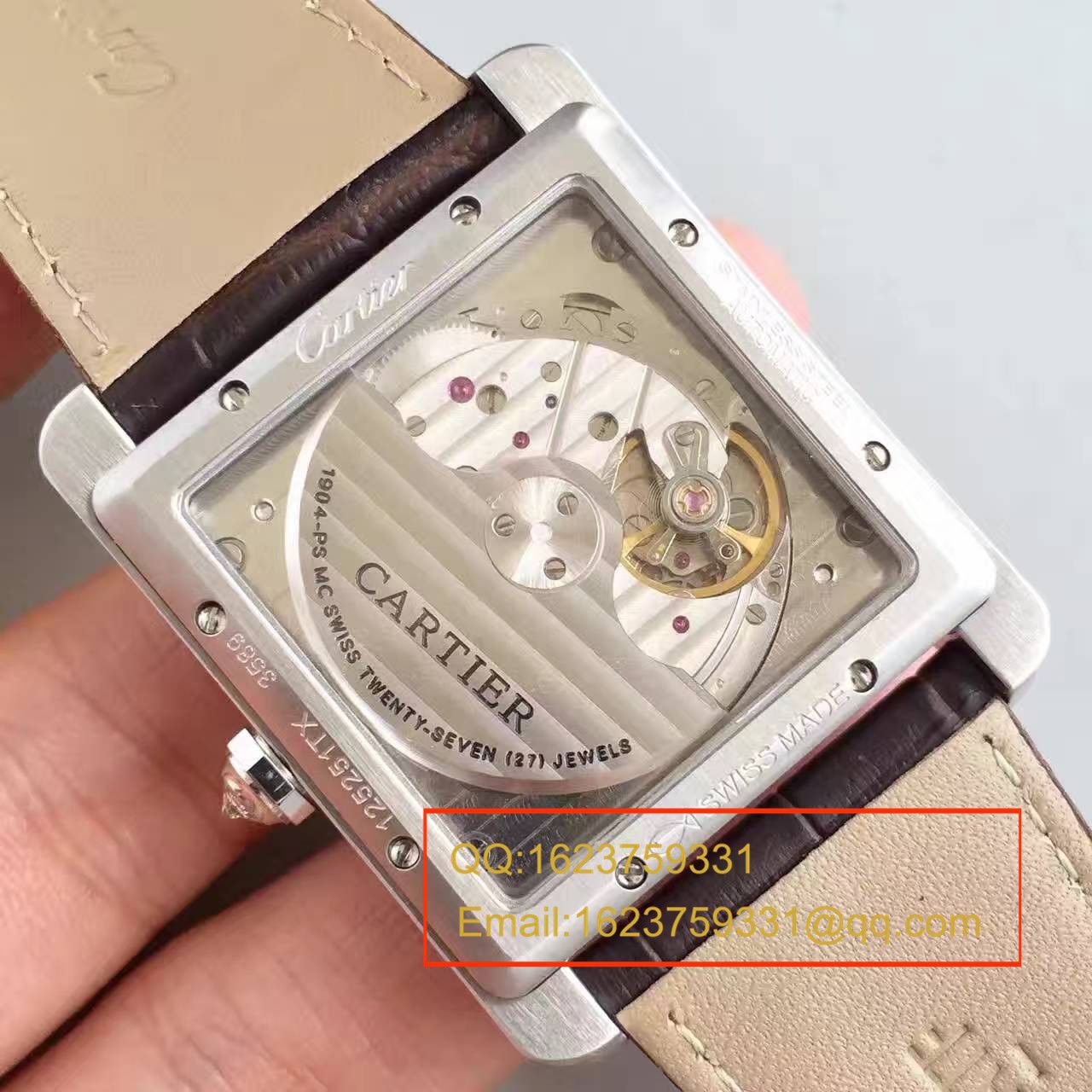  【JF Factory  Perfect  Replica Copy  Watches 】 Cartier  坦克系列TANK MC系列 W5330003 wrist watches  / KAG020