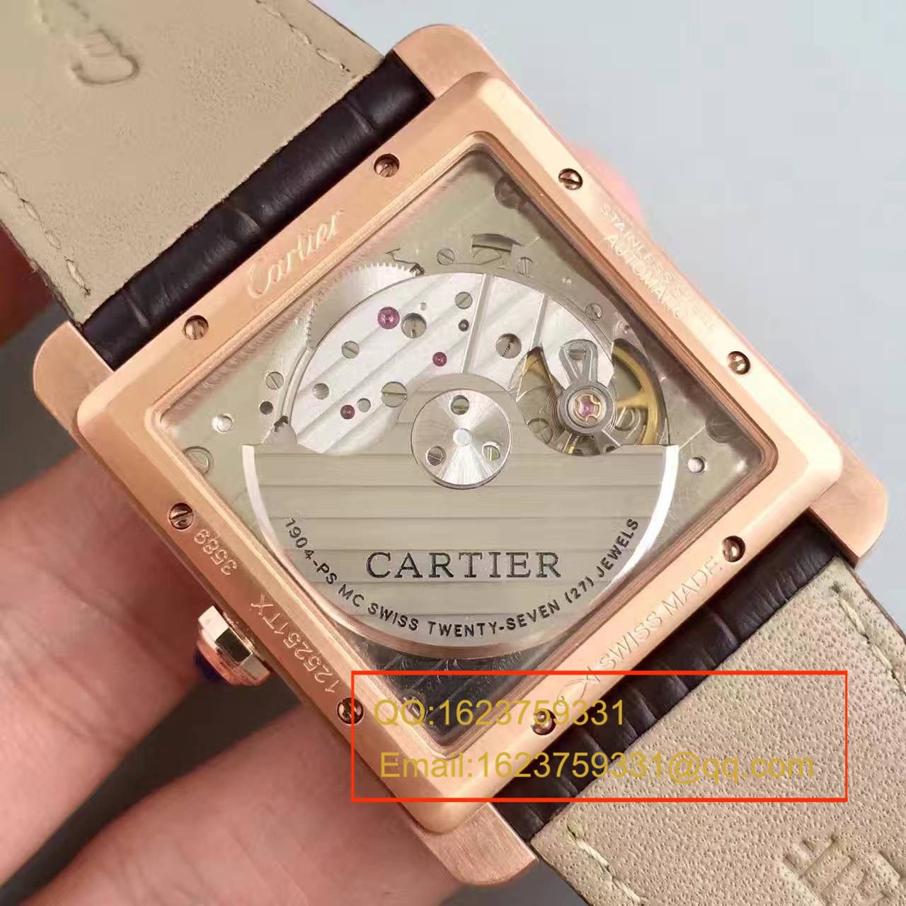 【JF Perfect  Knockoff  Watches 】 Cartier  英式 Tank MC 坦克系列终极版本 W5330001 wrist watches  / KAG022
