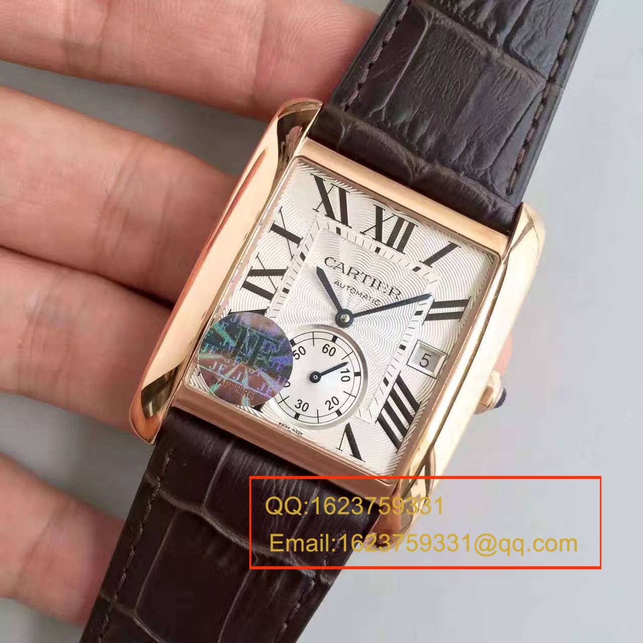 【JF Perfect  Knockoff  Watches 】 Cartier  英式 Tank MC 坦克系列终极版本 W5330001 wrist watches  / KAG022