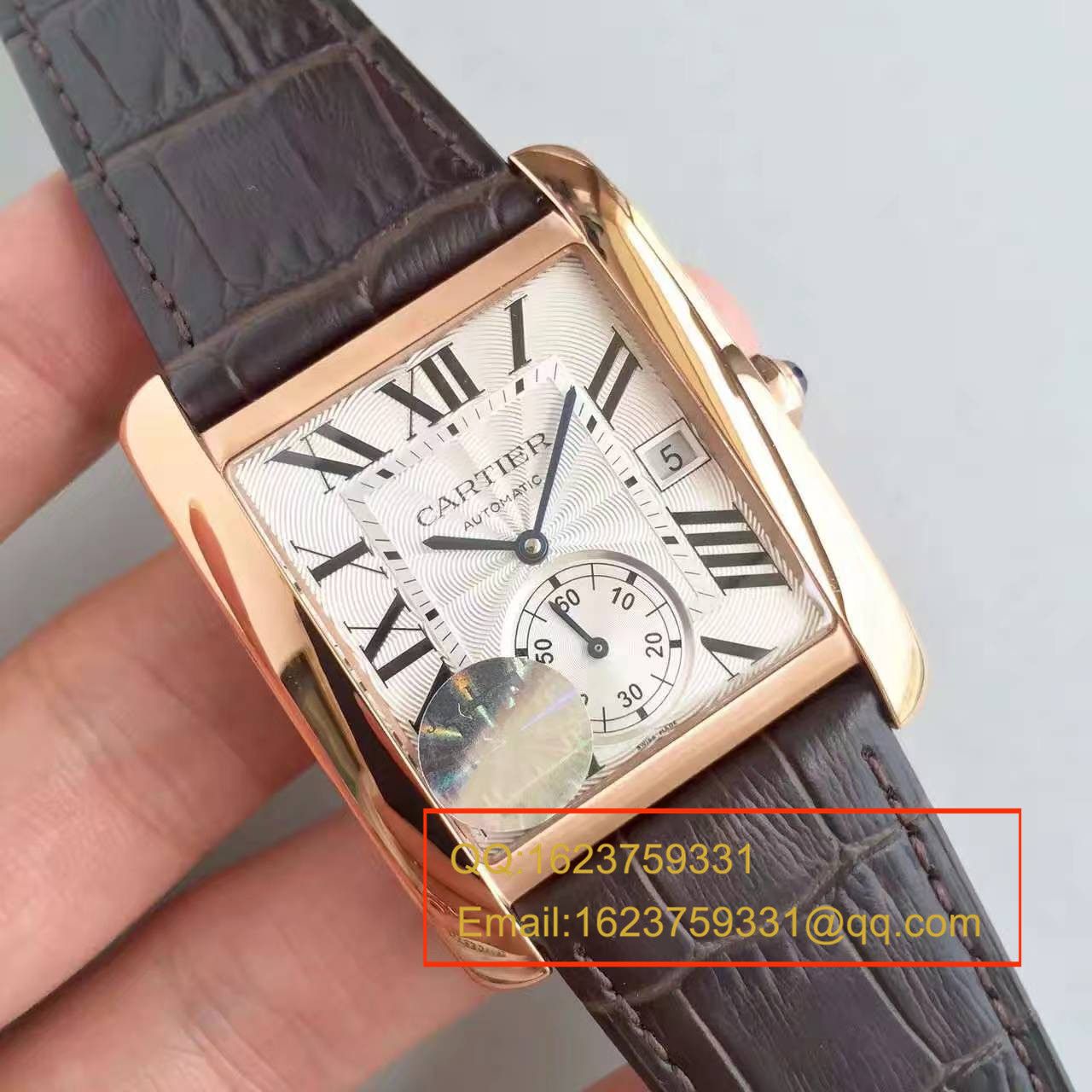 【JF Perfect  Knockoff  Watches 】 Cartier  英式 Tank MC 坦克系列终极版本 W5330001 wrist watches  / KAG022