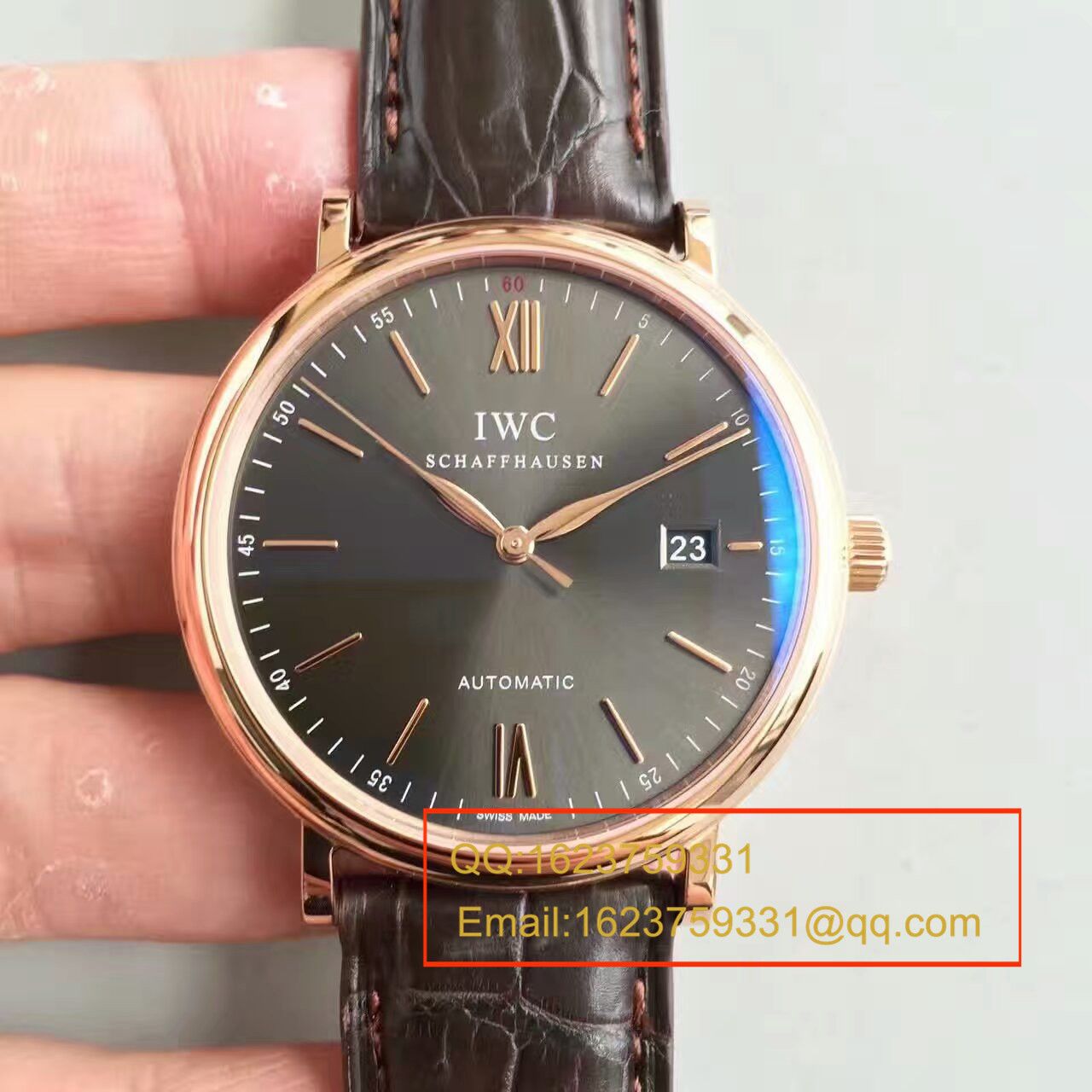 【独家视频测评MK Factory 1:1 High quality  Copy  Watches 】 IWC 柏涛菲诺系列IW356504 wrist watches  / WGAH058B