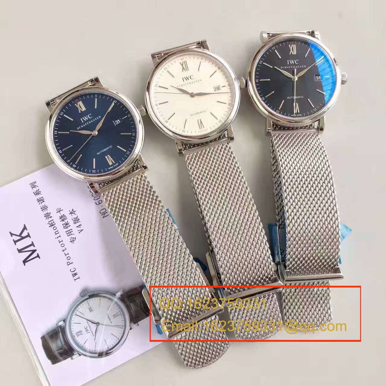 【独家视频测评MK Factory 1:1 High quality  Copy  Watches 】 IWC 柏涛菲诺系列IW356504 wrist watches  / WGAH058B