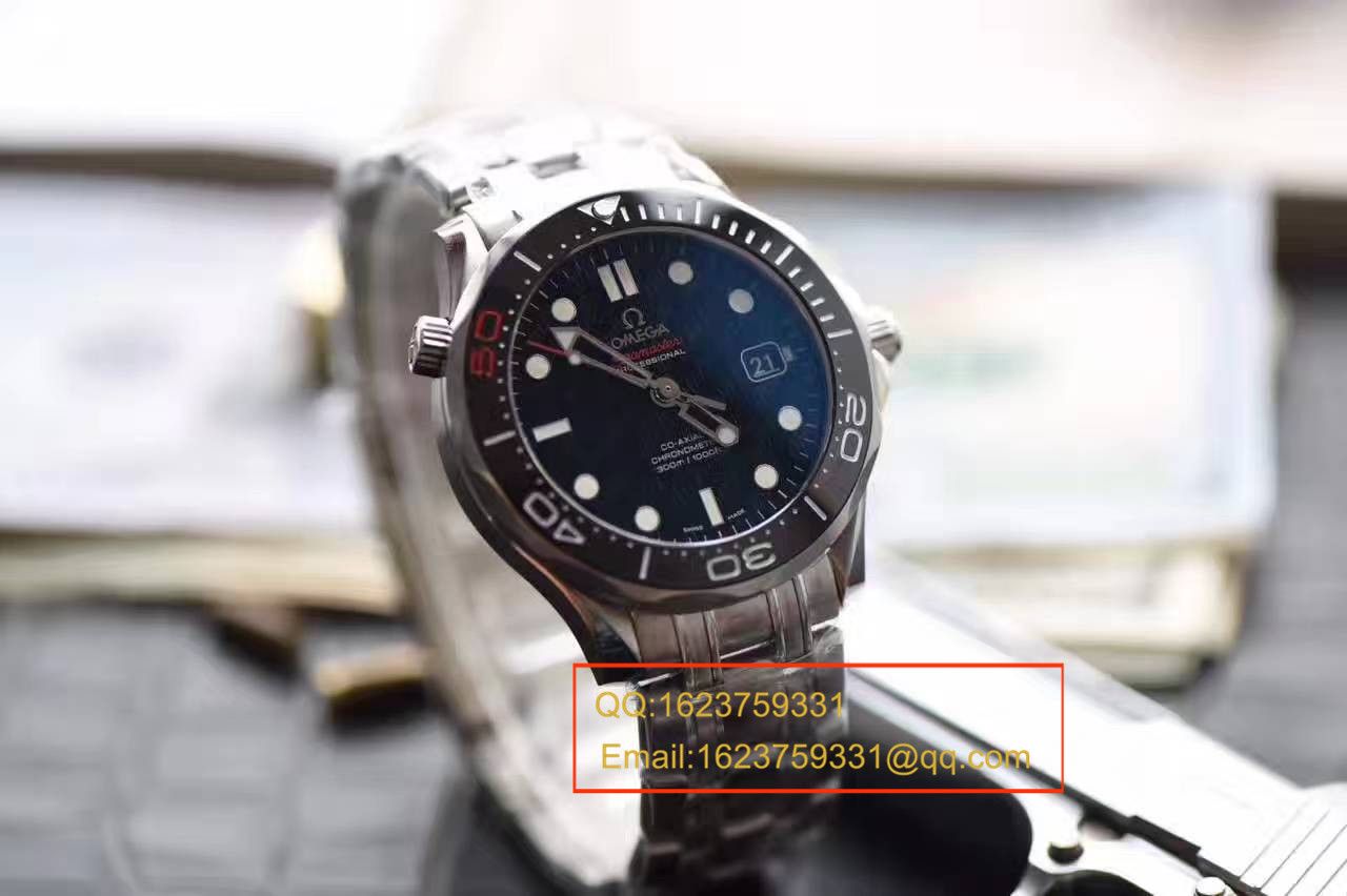 【独家视频测评 Perfect  High quality  Replica Watches 】OMEGA Seamaster 300M系列占士邦007特别版212.30.36.20.51.001 wrist watches  / M302