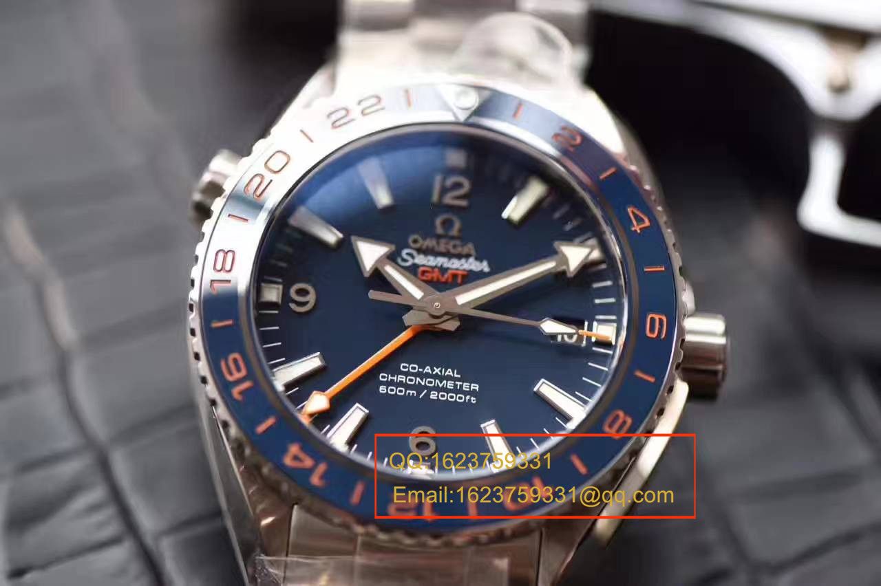 【独家视频测评KW Factory  top 1:1 Replica Watches 】OMEGA Seamaster 系列232.30.44.22.03.001《GMT美好星球》 wrist watches  / M254