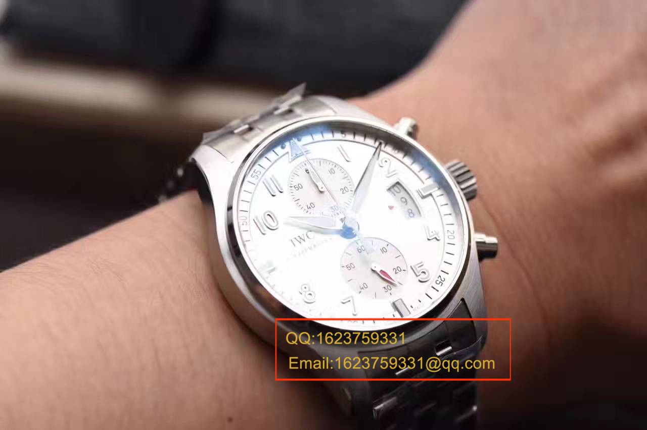 【独家视频测评】HBBV6 Factory 1:1 High quality  Replica  IWC 飞行员计时 wrist watches  “JU-AIR”特别版系列IW387809 wrist watches  / IW387809