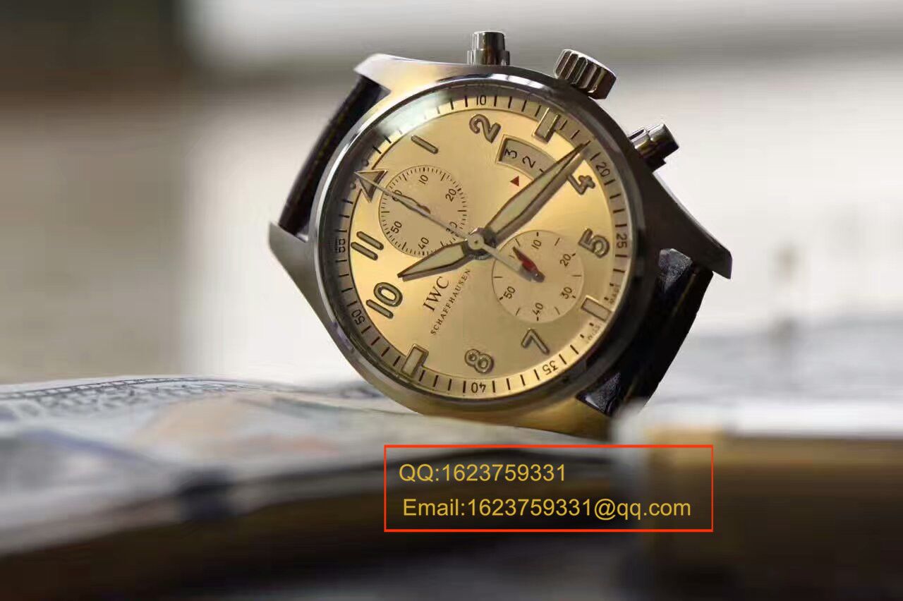 【独家视频测评】HBBV6 Factory 1:1 High quality  Replica  IWC 飞行员计时 wrist watches  “JU-AIR”特别版系列IW387809 wrist watches  / IW387809