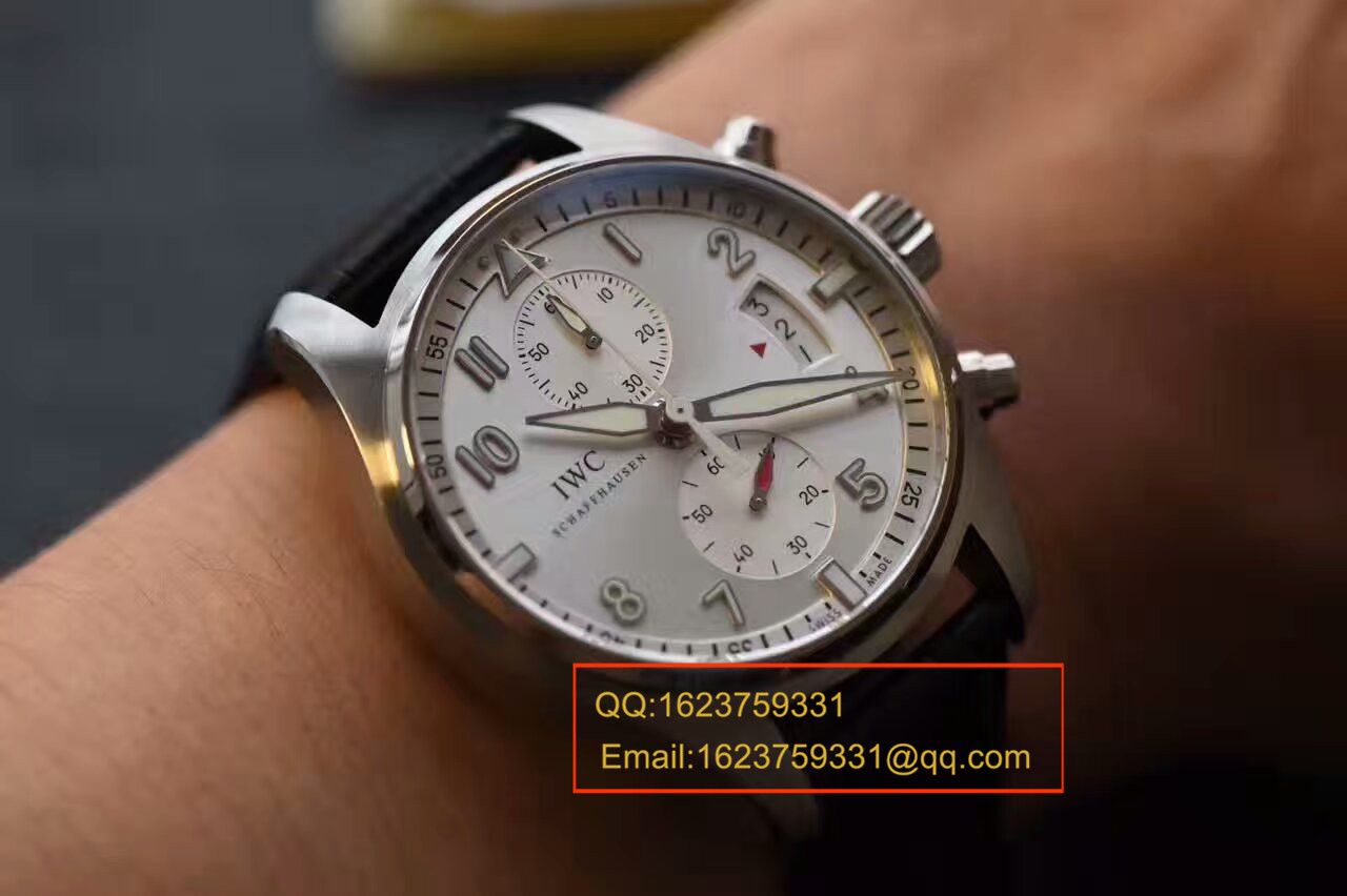 【独家视频测评】HBBV6 Factory 1:1 High quality  Replica  IWC 飞行员计时 wrist watches  “JU-AIR”特别版系列IW387809 wrist watches  / IW387809