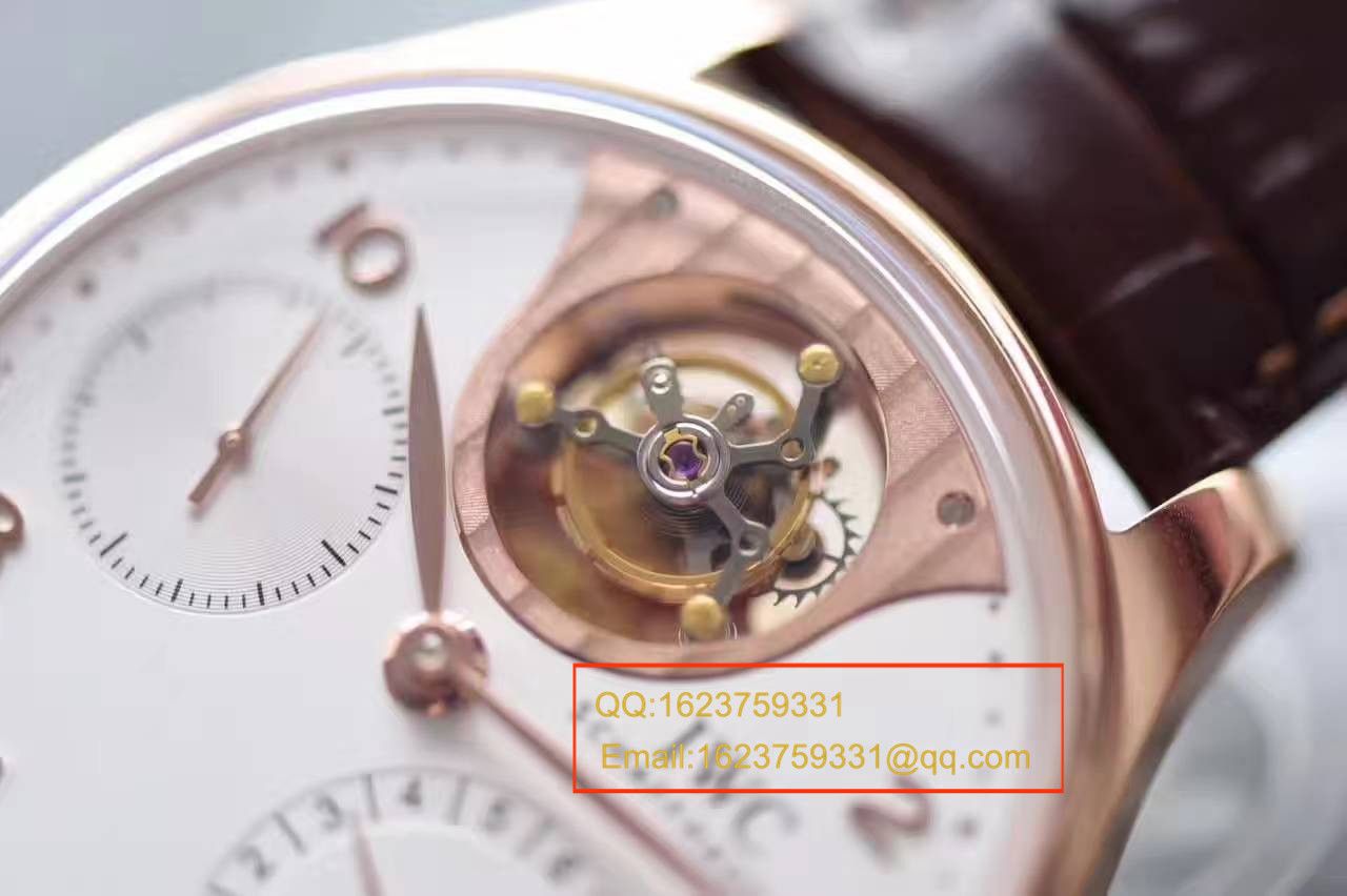 【独家视频测评】【YL Factory  Perfect  High quality  Replica Copy  Watches 】 IWC 葡萄牙系列IW504202自动 Tourbillon 逆跳 wrist watches  / WG299