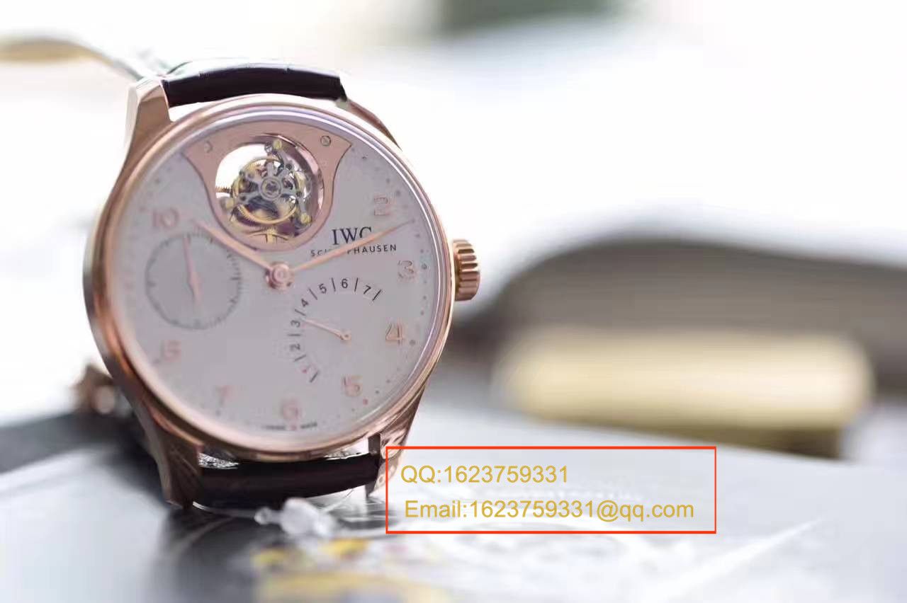 【独家视频测评】【YL Factory  Perfect  High quality  Replica Copy  Watches 】 IWC 葡萄牙系列IW504202自动 Tourbillon 逆跳 wrist watches  / WG299