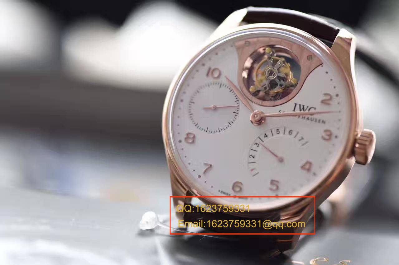 【独家视频测评】【YL Factory  Perfect  High quality  Replica Copy  Watches 】 IWC 葡萄牙系列IW504202自动 Tourbillon 逆跳 wrist watches  / WG299