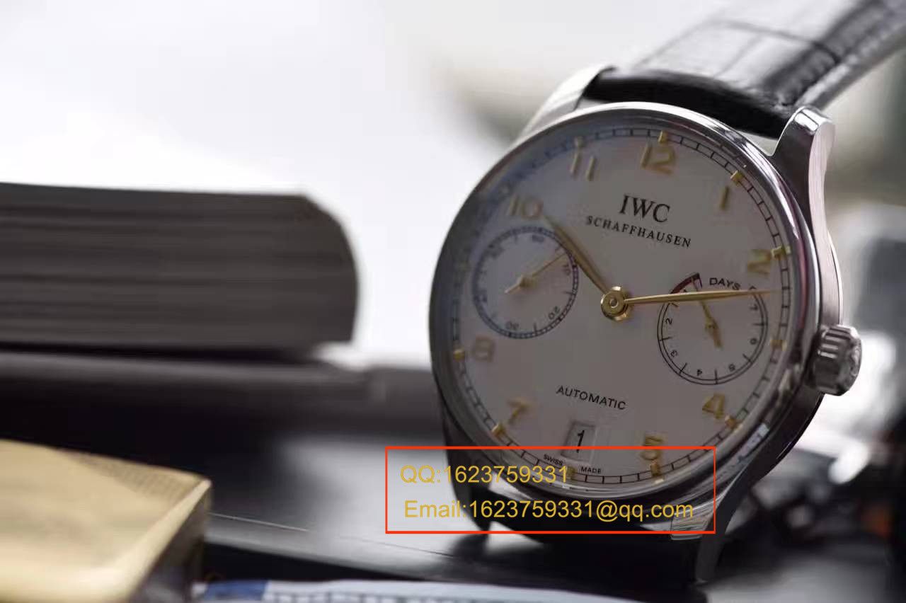 【独家视频测评ZF Perfect  High quality  Knockoff  Watches 】 IWC 葡萄牙系列系列IW500704《 IWC 葡七黄金钉》 wrist watches  / WG295