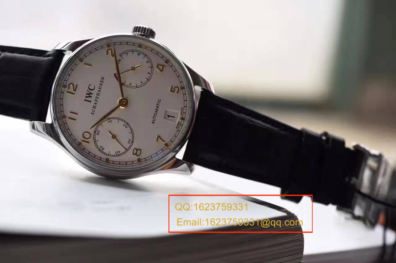 【独家视频测评ZF Perfect  High quality  Knockoff  Watches 】 IWC 葡萄牙系列系列IW500704《 IWC 葡七黄金钉》 wrist watches  / WG295
