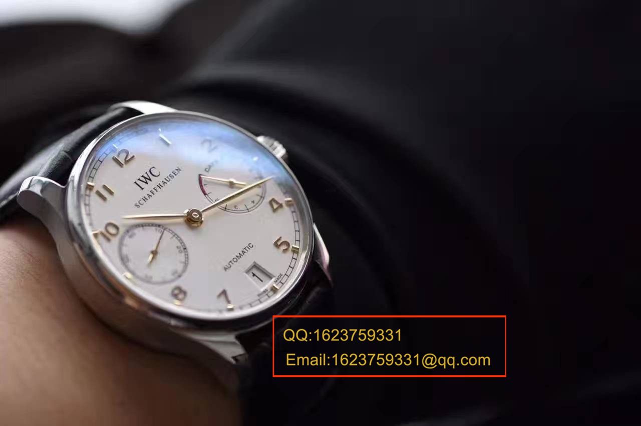 【独家视频测评ZF Perfect  High quality  Knockoff  Watches 】 IWC 葡萄牙系列系列IW500704《 IWC 葡七黄金钉》 wrist watches  / WG295
