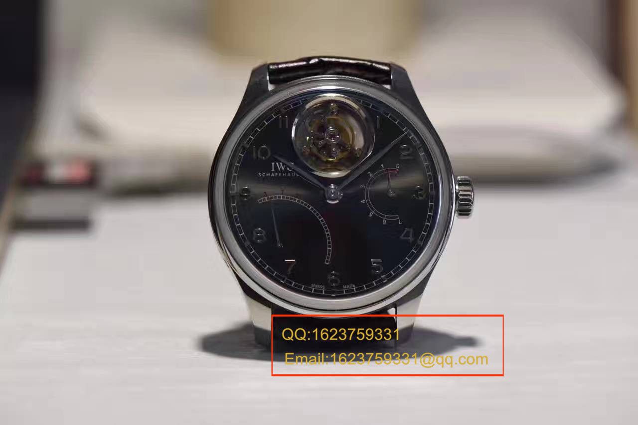 【独家视频测评YL Perfect  High quality  Knockoff  Watches 】 IWC 葡萄牙系列逆跳 Tourbillon IW504401 wrist watches  / WG104A