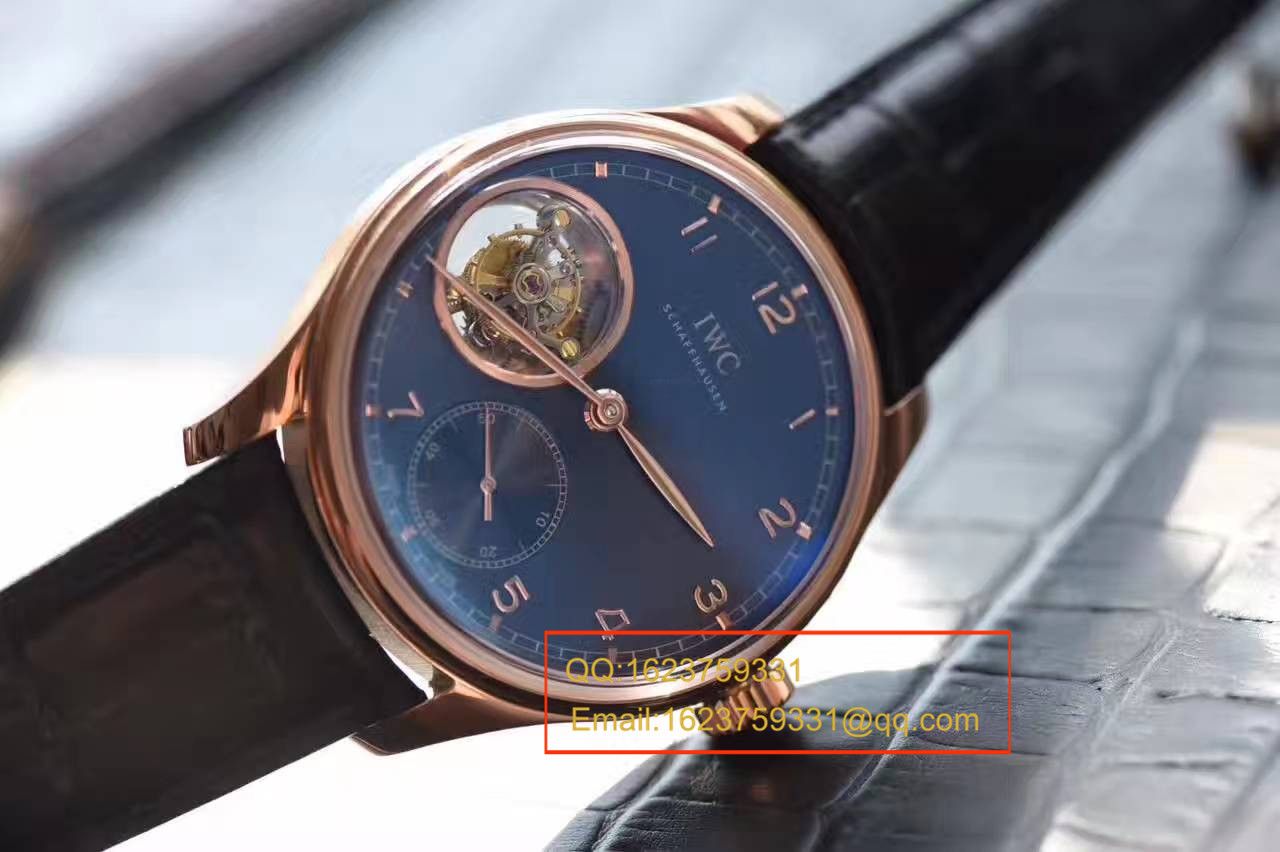 【独家视频测评YL Factory 1:1 top  Replica Watches 】 IWC 葡萄牙系列IW546305真 Tourbillon  wrist watches  / WG288