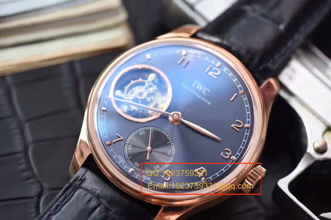 【独家视频测评YL Factory 1:1 top  Replica Watches 】 IWC 葡萄牙系列IW546305真 Tourbillon  wrist watches  / WG288