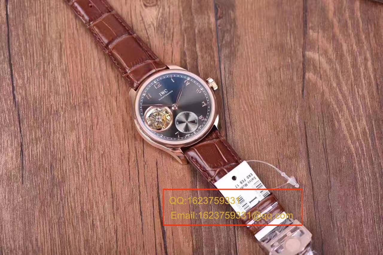 【YL Factory  Perfect  Replica Watches 】最高品质 IWC 葡萄牙系列IW546301、IW546304九字位真 Tourbillon  wrist watches  / WG287