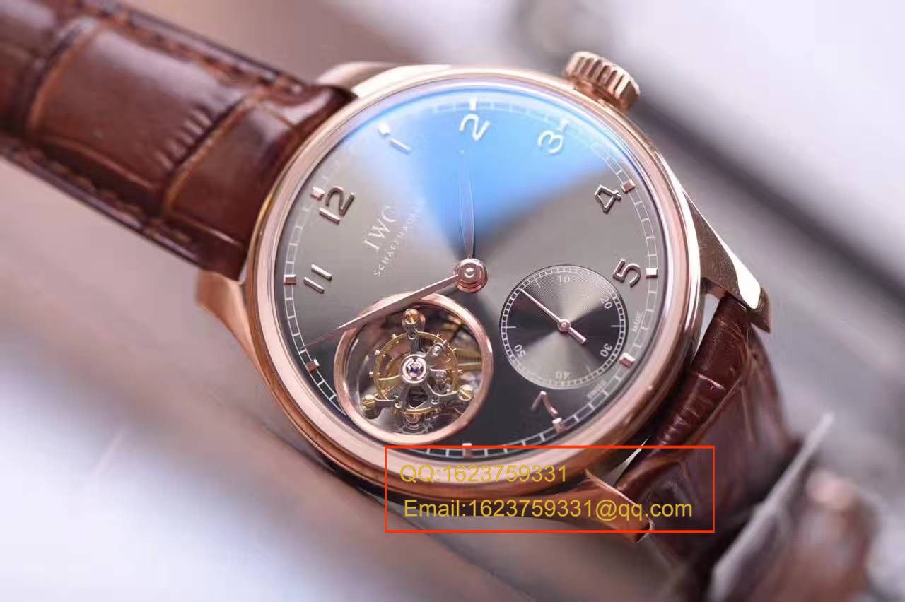 【YL Factory  Perfect  Replica Watches 】最高品质 IWC 葡萄牙系列IW546301、IW546304九字位真 Tourbillon  wrist watches  / WG287