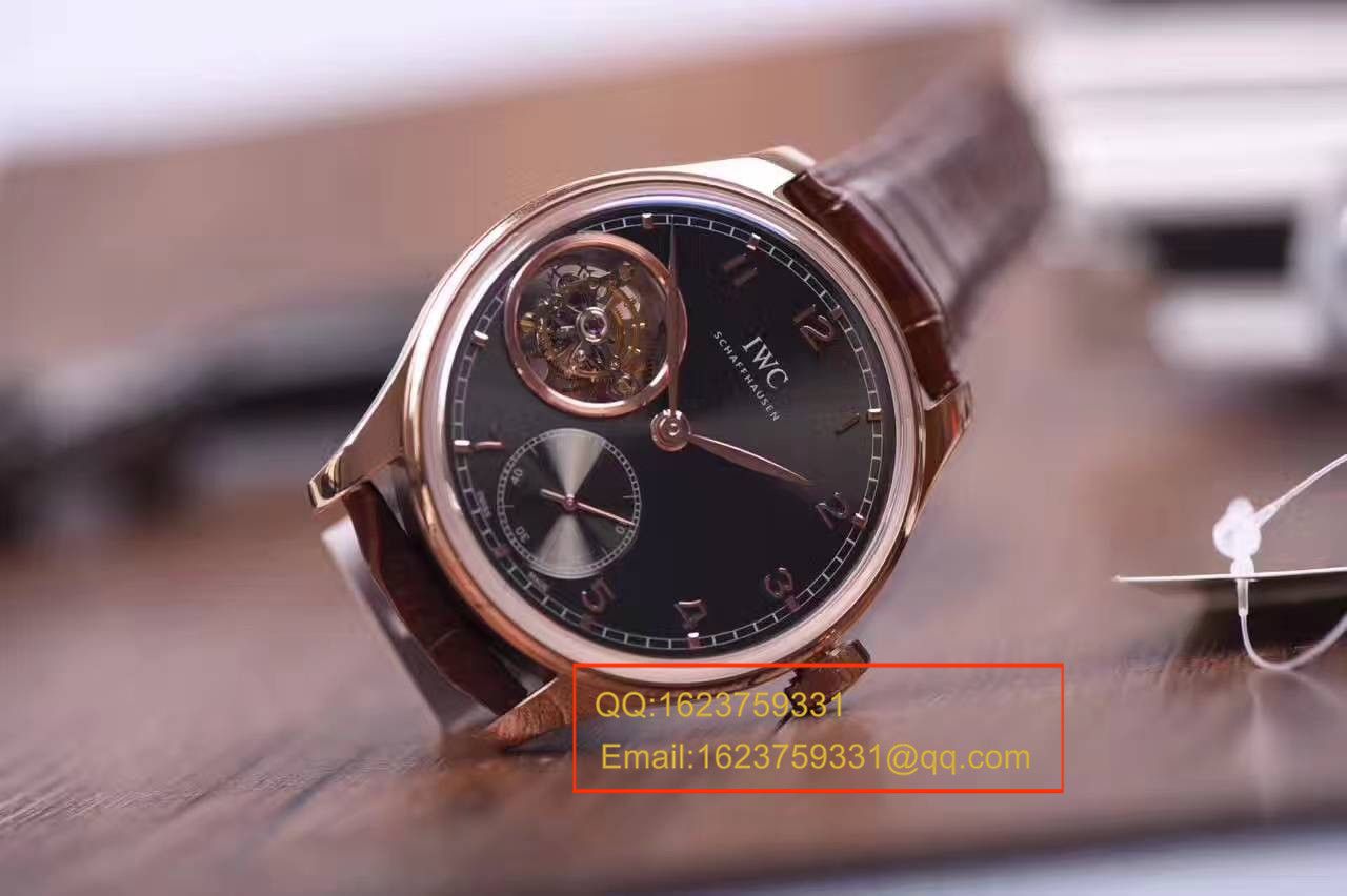【YL Factory  Perfect  Replica Watches 】最高品质 IWC 葡萄牙系列IW546301、IW546304九字位真 Tourbillon  wrist watches  / WG287