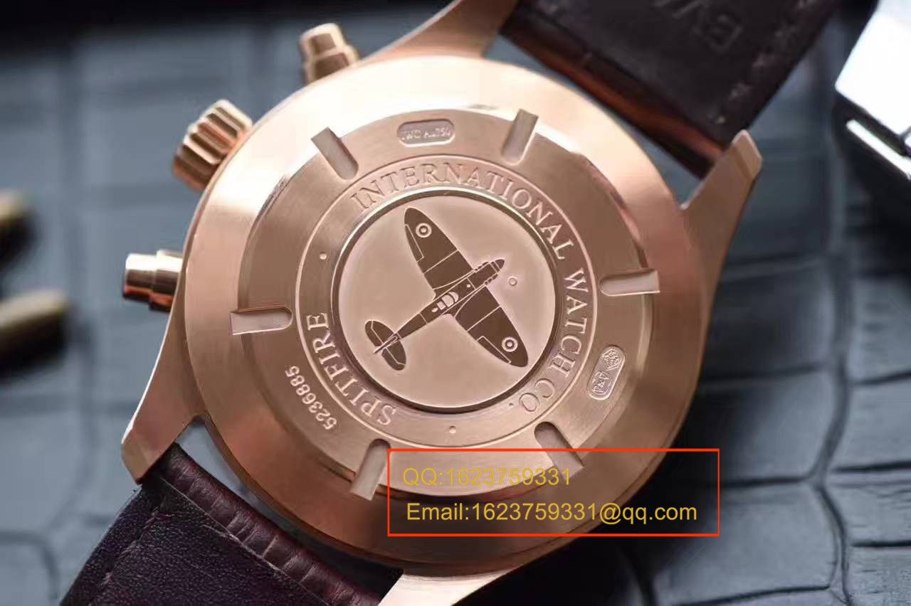 【独家 Video analysis  Perfect  High quality  Replica Watches 】 IWC SPITFIRE CHRONOGRAPH喷火战机计时 wrist watches 系列IW387803 wrist watches  / WG282