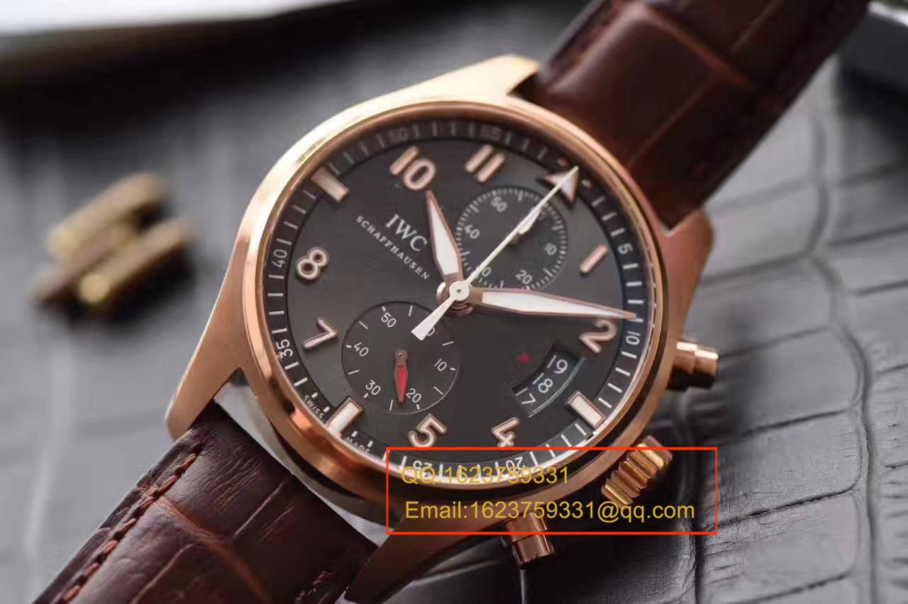 【独家 Video analysis  Perfect  High quality  Replica Watches 】 IWC SPITFIRE CHRONOGRAPH喷火战机计时 wrist watches 系列IW387803 wrist watches  / WG282
