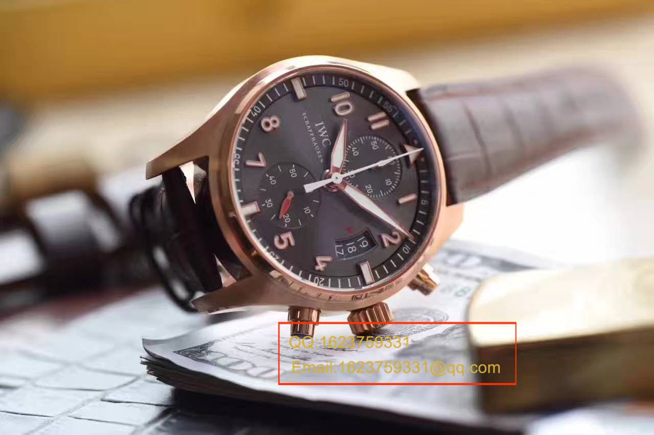 【独家 Video analysis  Perfect  High quality  Replica Watches 】 IWC SPITFIRE CHRONOGRAPH喷火战机计时 wrist watches 系列IW387803 wrist watches  / WG282
