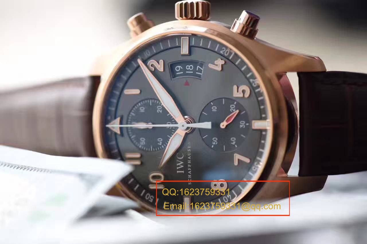 【独家 Video analysis  Perfect  High quality  Replica Watches 】 IWC SPITFIRE CHRONOGRAPH喷火战机计时 wrist watches 系列IW387803 wrist watches  / WG282