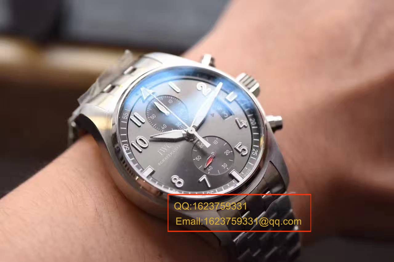 【独家视频测评 Perfect  High quality  Replica Watches 】 IWC 飞行员喷火战机计时 wrist watches 系列IW387808 wrist watches  / WG138A
