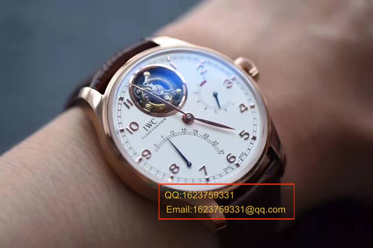 【YL Factory  Perfect  High quality  Replica Watches 】 IWC 葡萄牙系列IW504402自动 Tourbillon 逆跳 wrist watches  / WG069