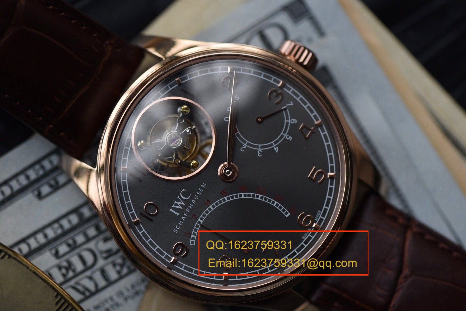 【TF Factory  Perfect  Replica Copy  Watches 】 IWC 葡萄牙系列IW504402 、IW504602真 Tourbillon 逆跳 wrist watches  / WG274