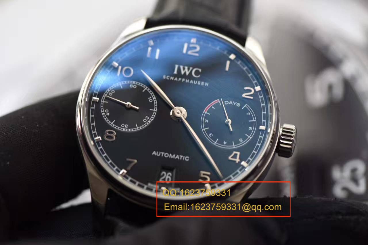 【独家视频测评ZF Factory  Perfect  High quality  Replica Watches 】 IWC 葡七V5最高版本《 IWC 七日链》IW500703男表 / WG223A