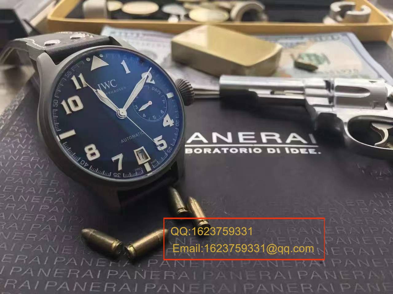 【独家视频测评】YL Factory 1:1 High quality  Copy  Watches 之 IWC 大型飞行员特别版喷砂精钢壳套蓝面男表 / WG258