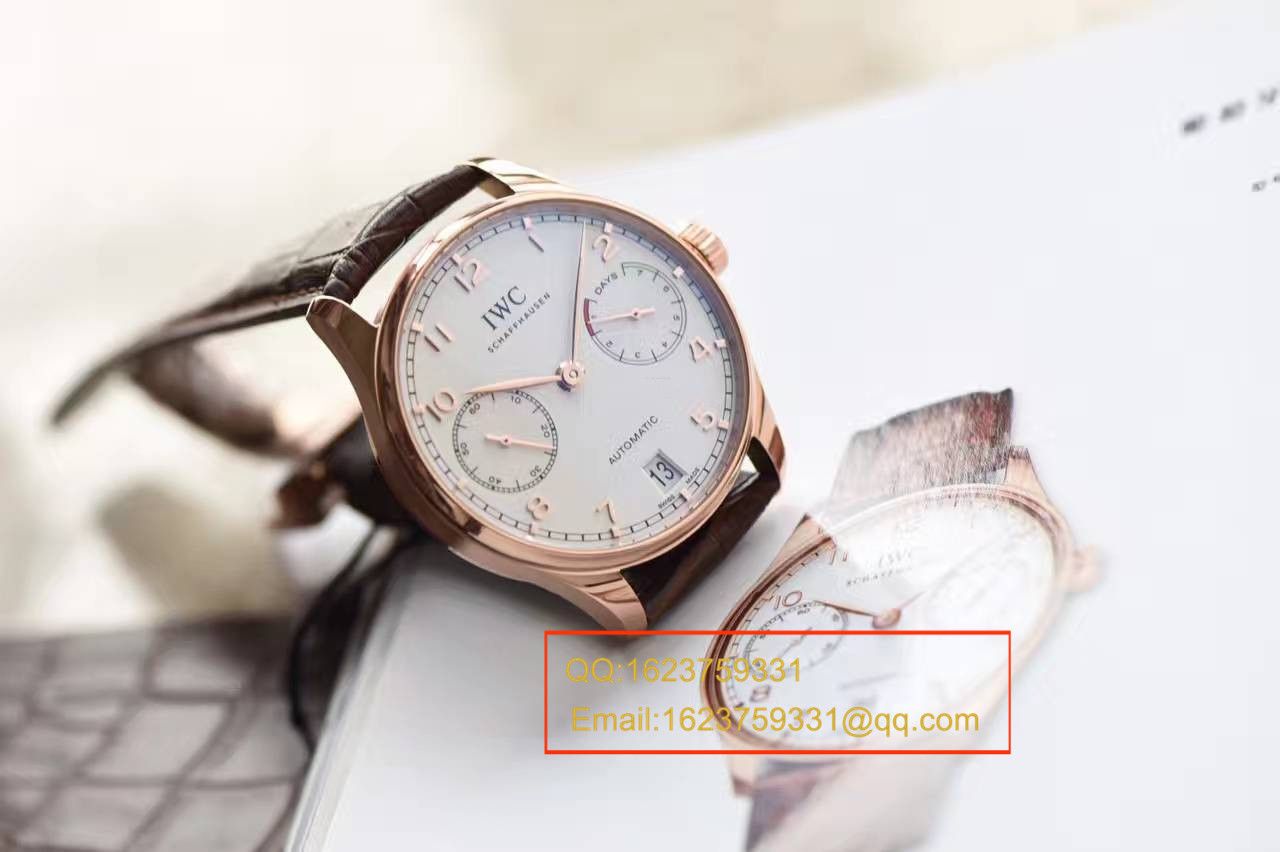 【独家 Video analysis 】【ZF Factory  top  Perfect  Replica Watches 】 IWC 葡萄牙计时系列IW500701 wrist watches （ IWC 七日链） / WG230