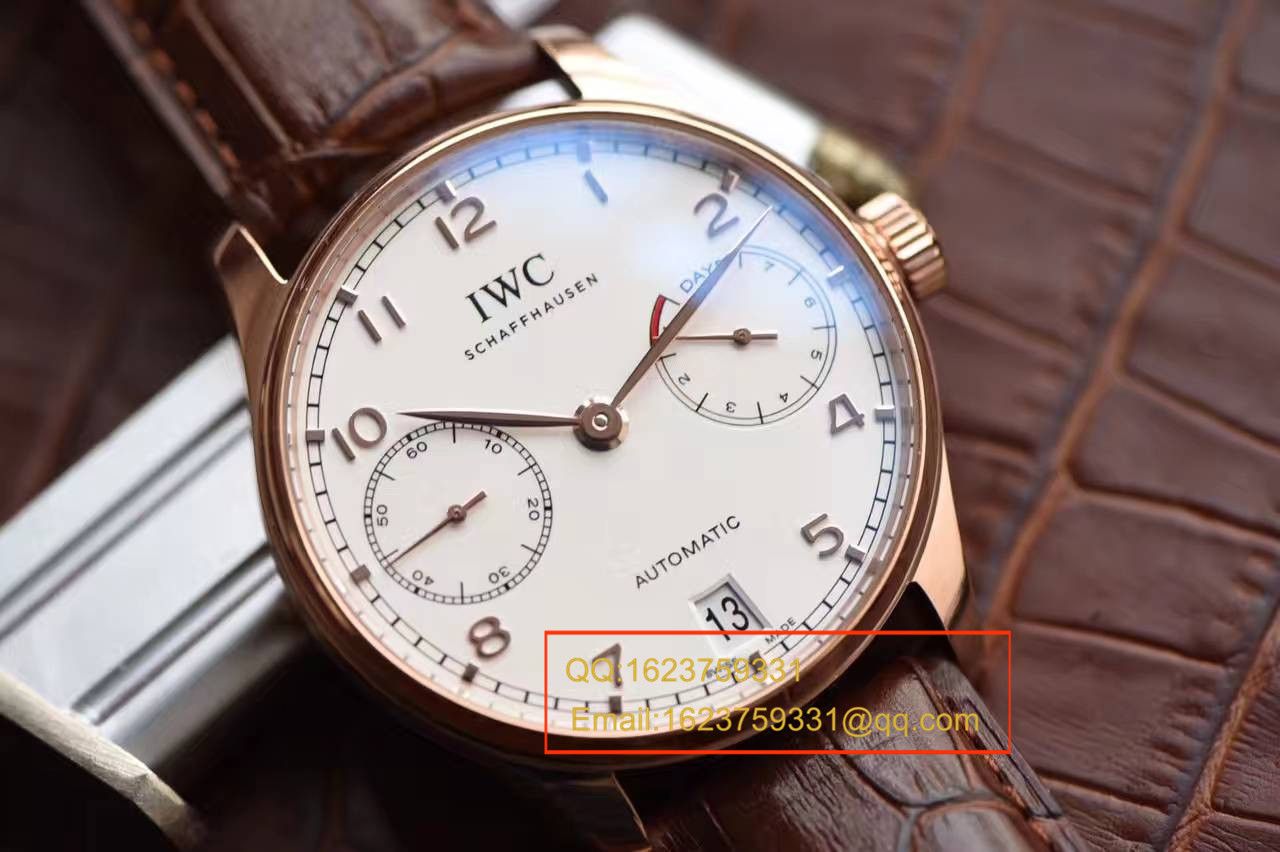 【独家 Video analysis 】【ZF Factory  top  Perfect  Replica Watches 】 IWC 葡萄牙计时系列IW500701 wrist watches （ IWC 七日链） / WG230
