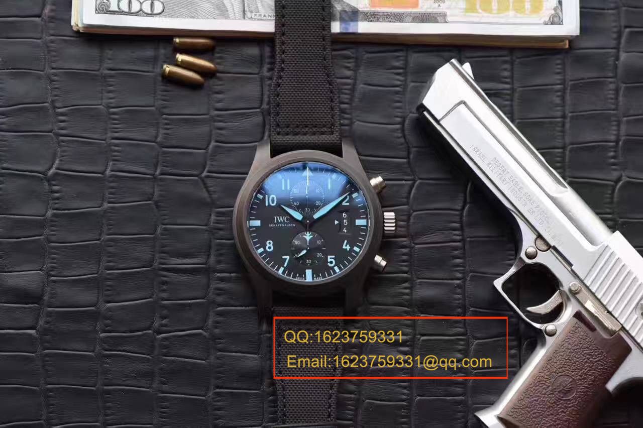 【独家视频测评1:1 High quality  Replica Watches 】 IWC TOP GUN海军空战部队MIRAMAR wrist watches IW388003 Composite 飞计 / WG23201