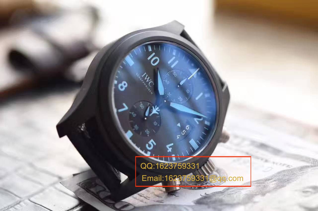 【独家视频测评1:1 High quality  Replica Watches 】 IWC TOP GUN海军空战部队MIRAMAR wrist watches IW388003 Composite 飞计 / WG23201