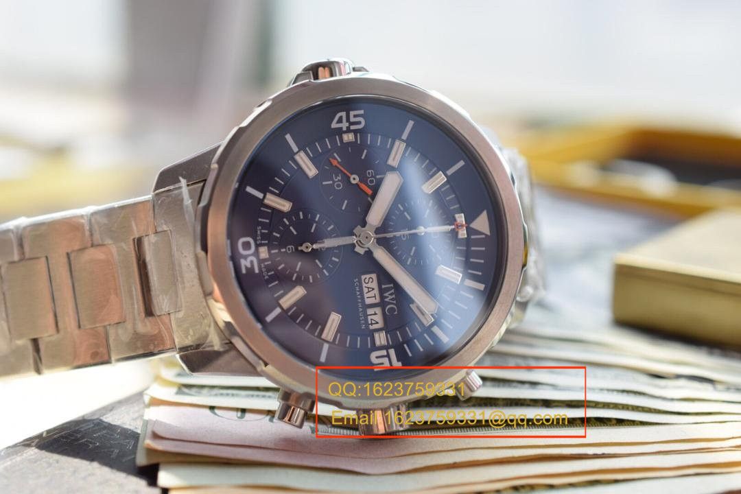 【独家视频测评V6 Factory  Perfect  High quality  Knockoff  Watches 】 IWC 海洋时计雅克-伊夫．库斯托探险之旅特别版IW376805 男士机械 wrist watches  / WG166
