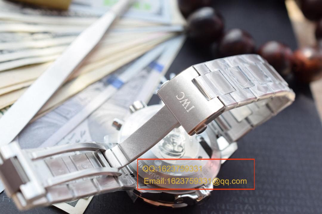 【独家视频测评V6 Factory  Perfect  High quality  Knockoff  Watches 】 IWC 海洋时计雅克-伊夫．库斯托探险之旅特别版IW376805 男士机械 wrist watches  / WG166